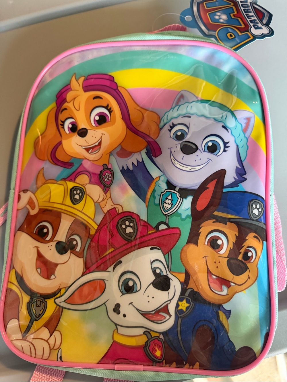 Paw Patrol Kids Backpack – Pink, Yellow, Blue, White, Purple, Green